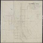 Map of Landis, N.C. showing waterworks & sanitary sewerage system /J.B. McCrary Co., Engineers, Atlanta, Ga.